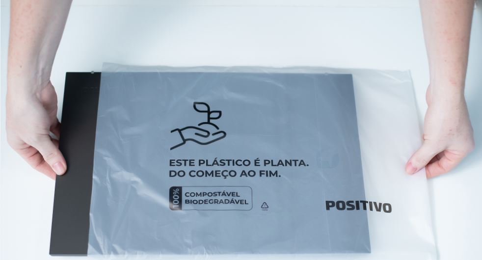 Positivo Tecnologia adota bioplástico 100% compostável em embalagens de computadores - Fitec Tec News