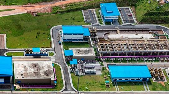 Aquapolo já poupou bilhões de litros de água potável ao fornecer água reciclada para uso industrial